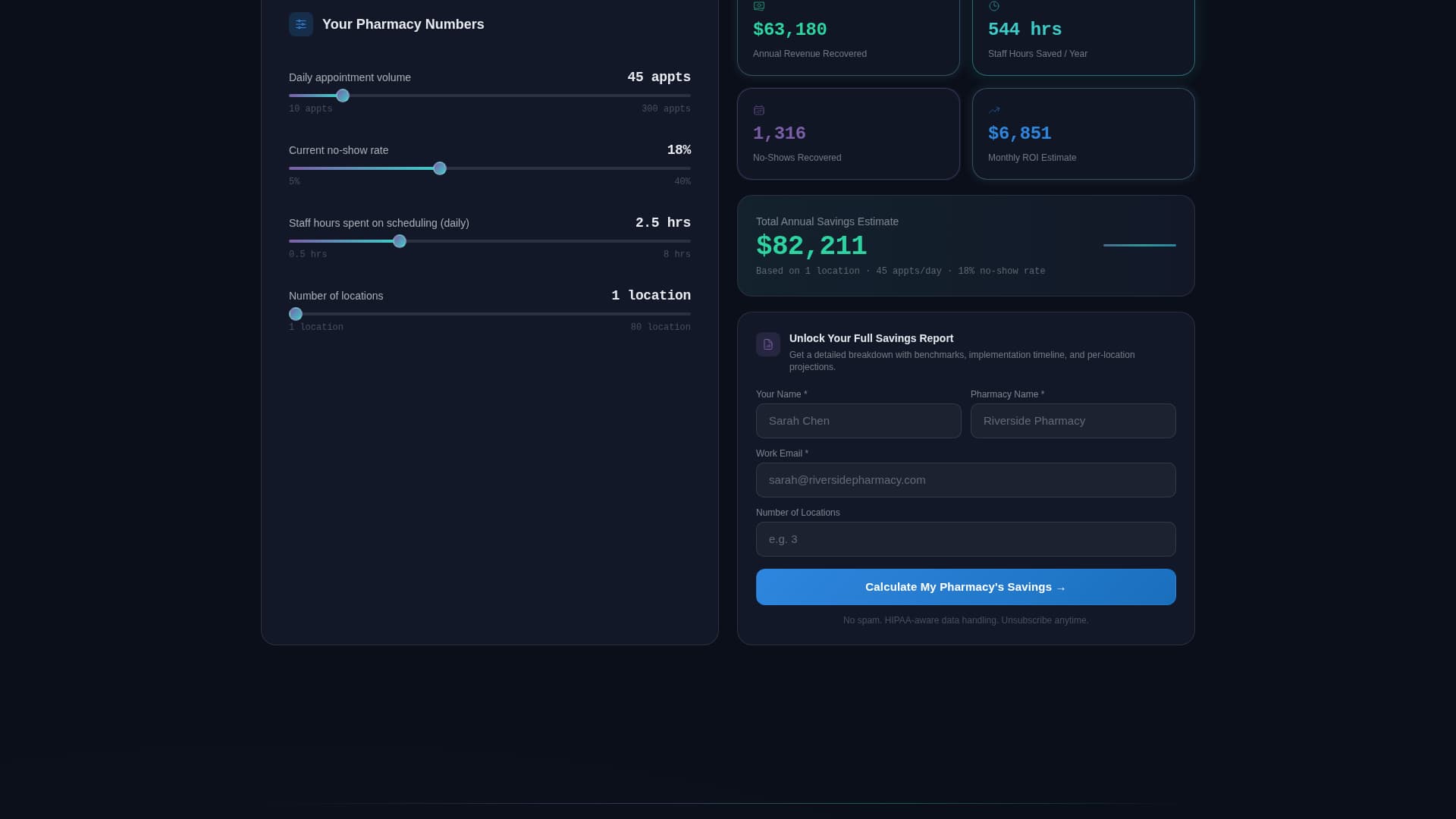 Pharmaceutical Software & SaaS Appointment Booking Website Template