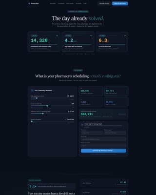 Pharmaceutical Software & SaaS Appointment Booking Website Template