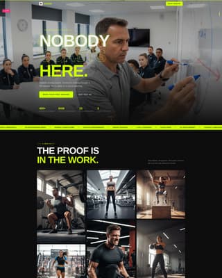 Grind - Highintensity Athletictraining Landing Page Template