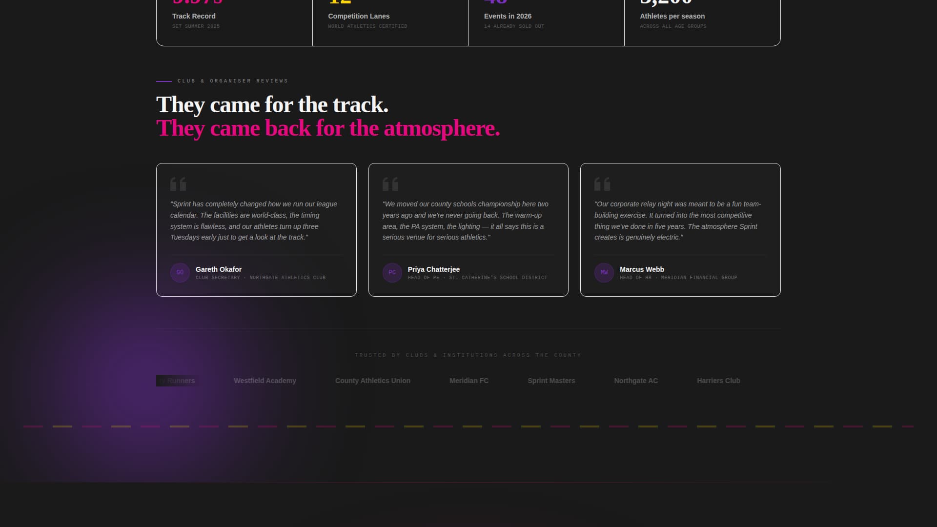 Sprint - Electric Stadium Landing Page Template