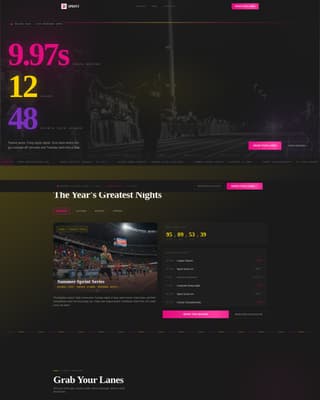Sprint - Electric Stadium Landing Page Template