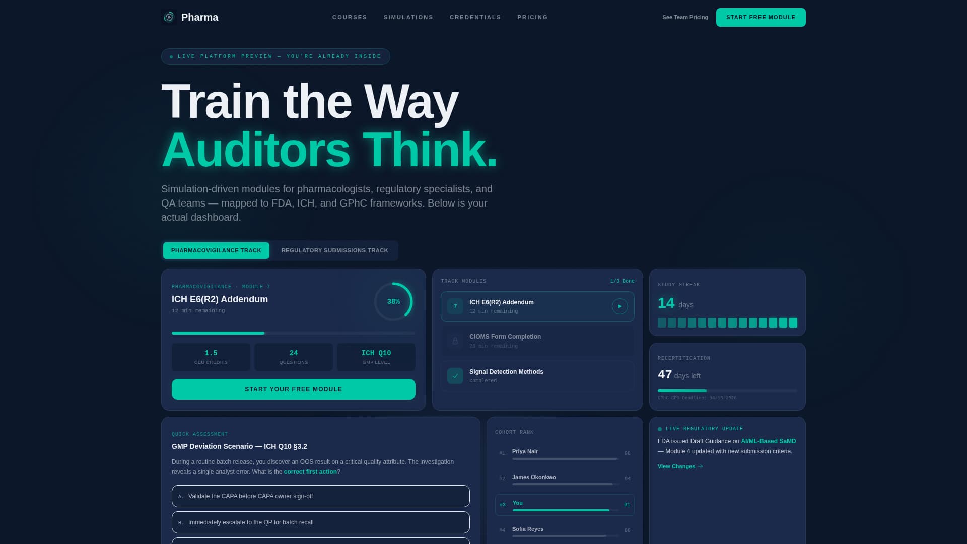 Specialist Pharmaceutical Digital Presence Professional Website Template