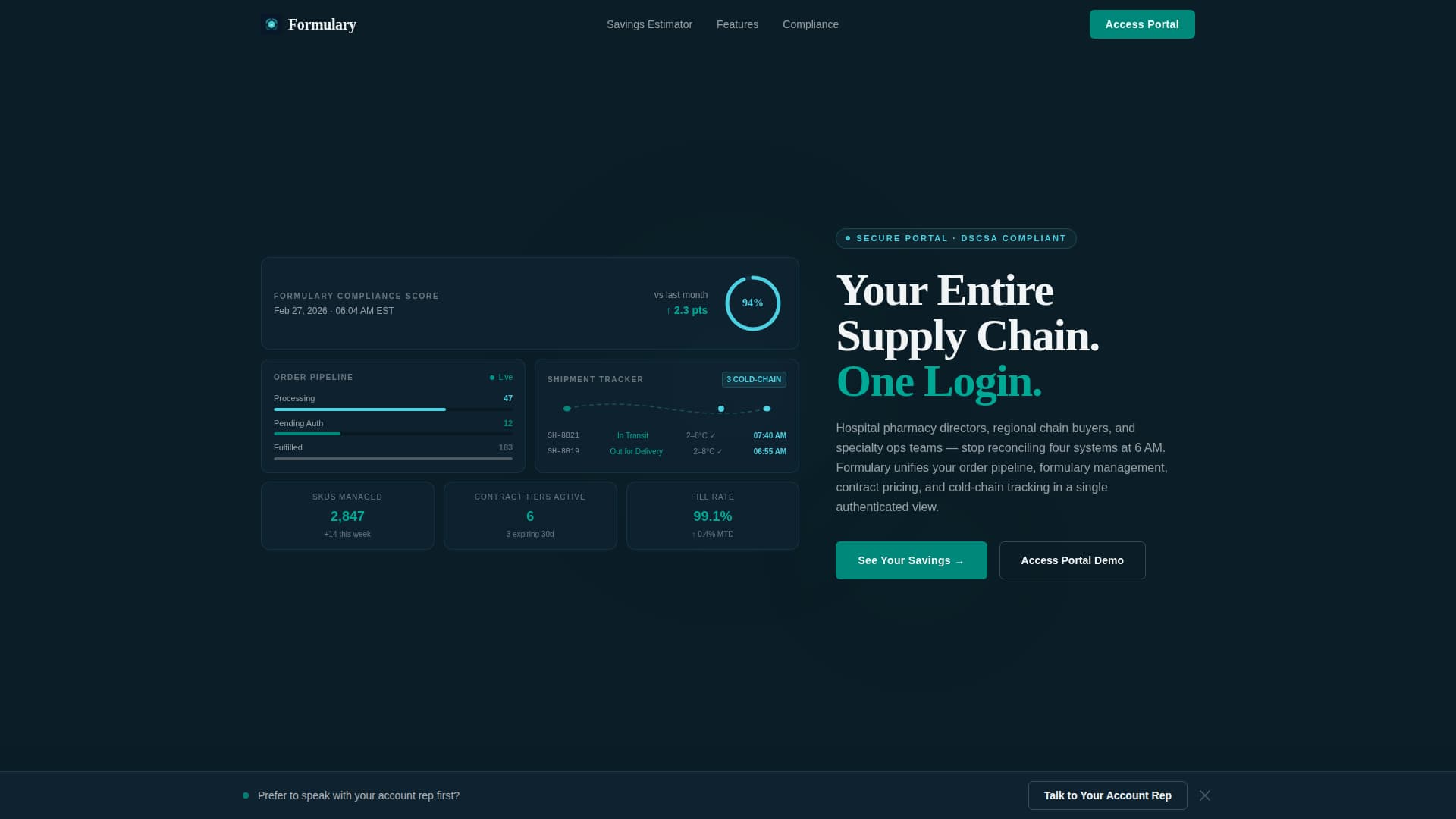 Specialist Pharmaceutical Software & SaaS Cost Estimator Website Template