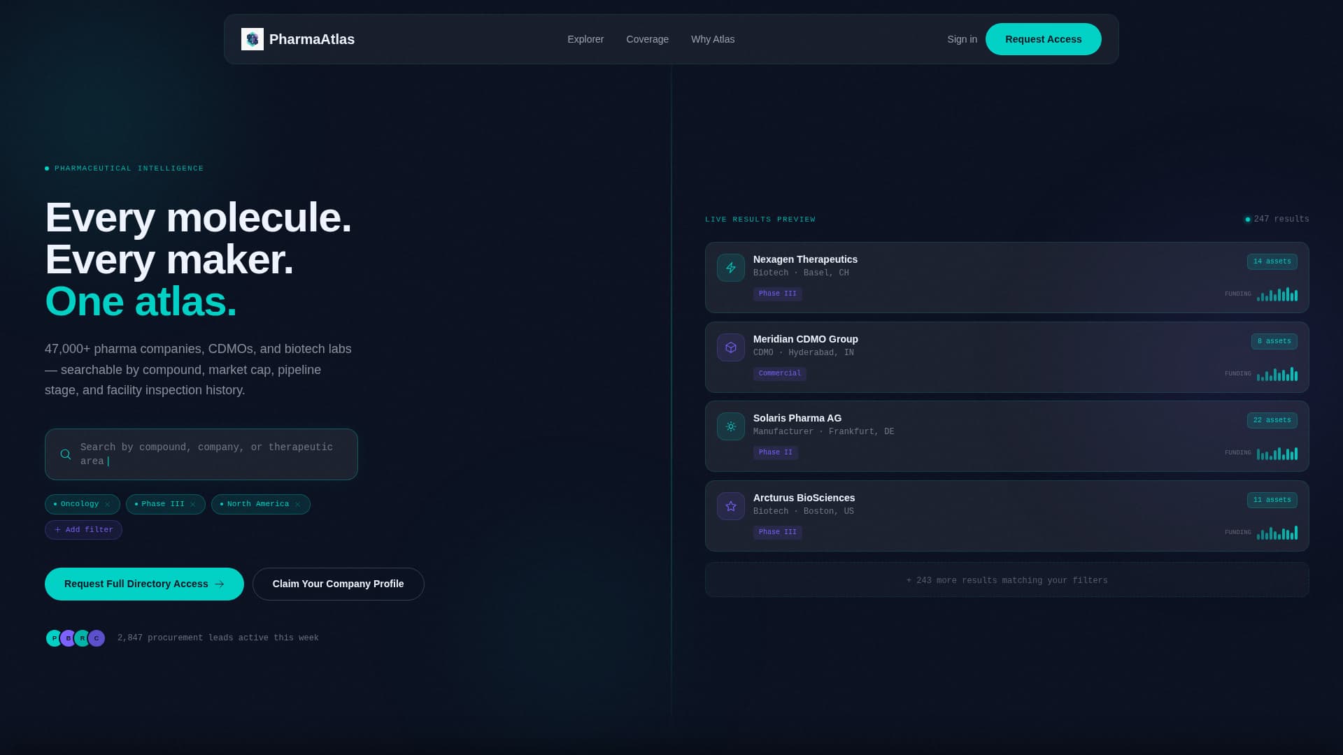 Pharmaceutical Digital Presence Provider Directory Website Template