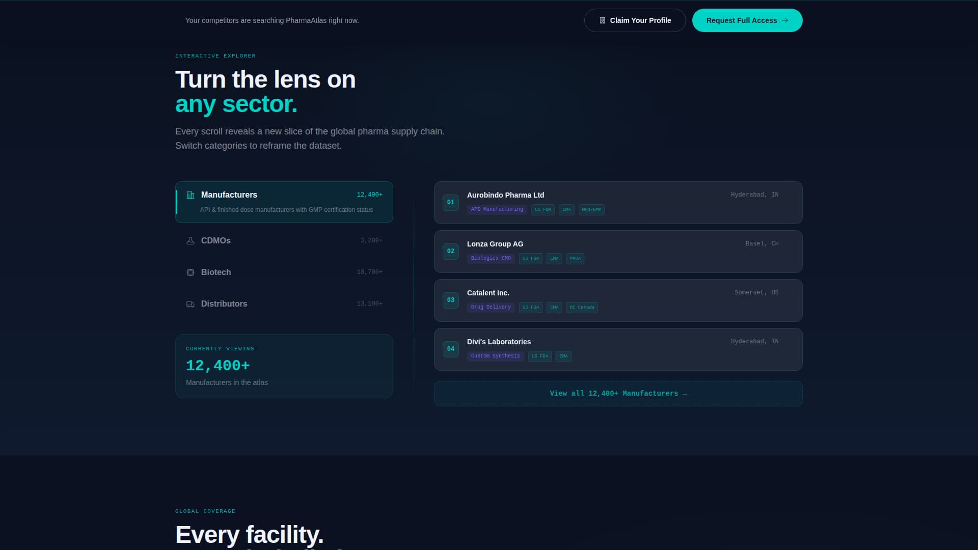 Pharmaceutical Digital Presence Provider Directory Website Template