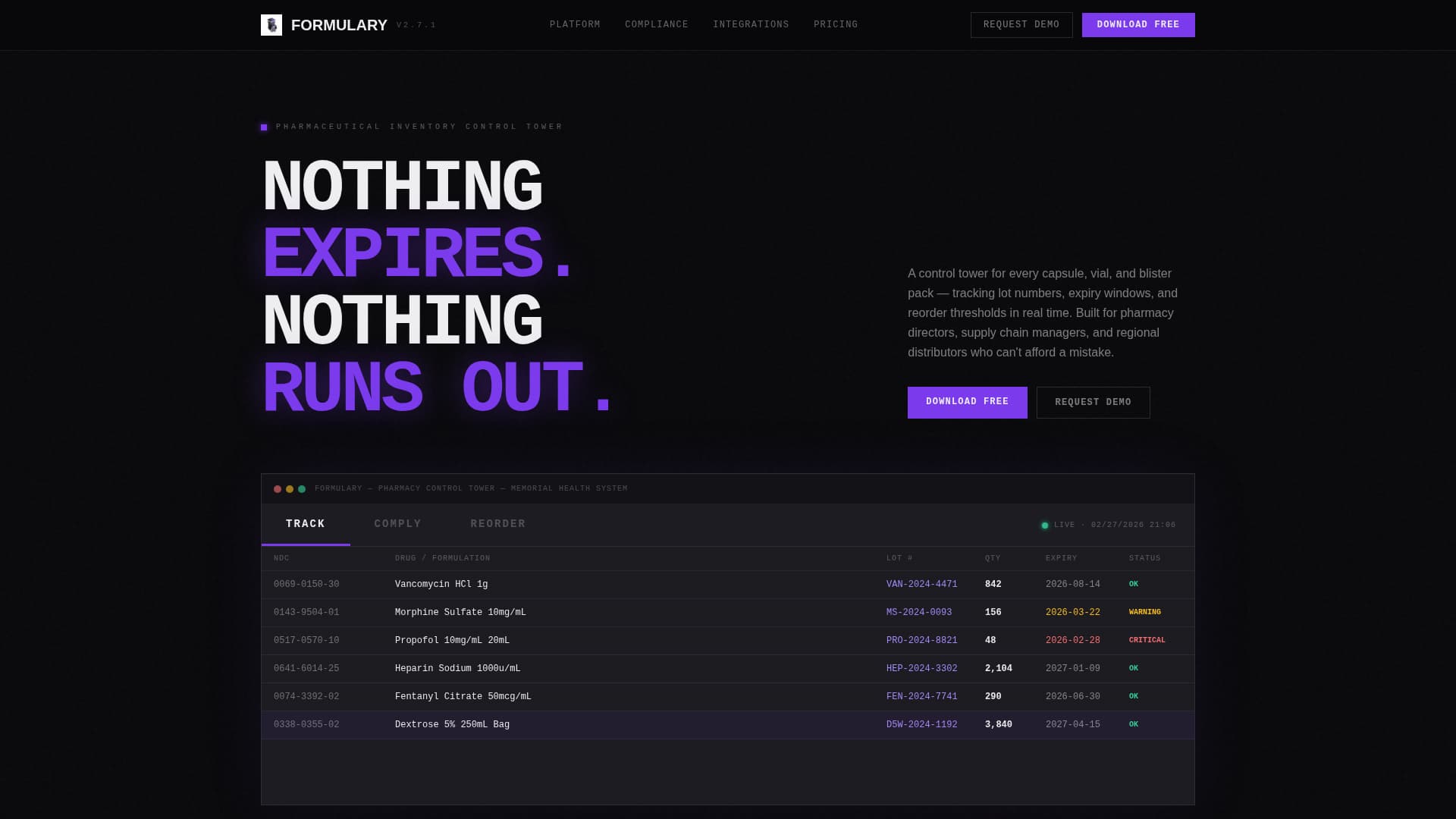 Expert Pharmaceutical Software & SaaS Professional Website Template