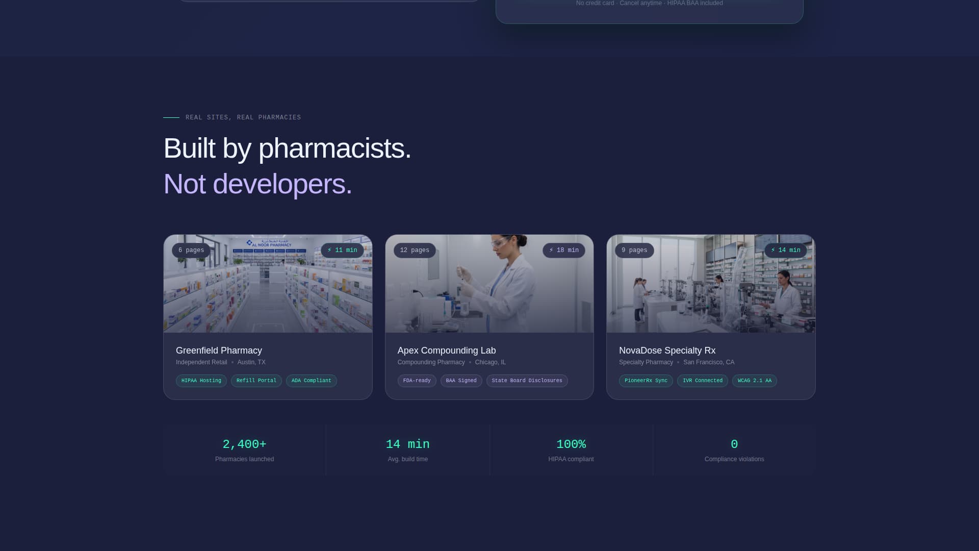 Advanced Pharmaceutical Software & SaaS Cost Estimator Website Template
