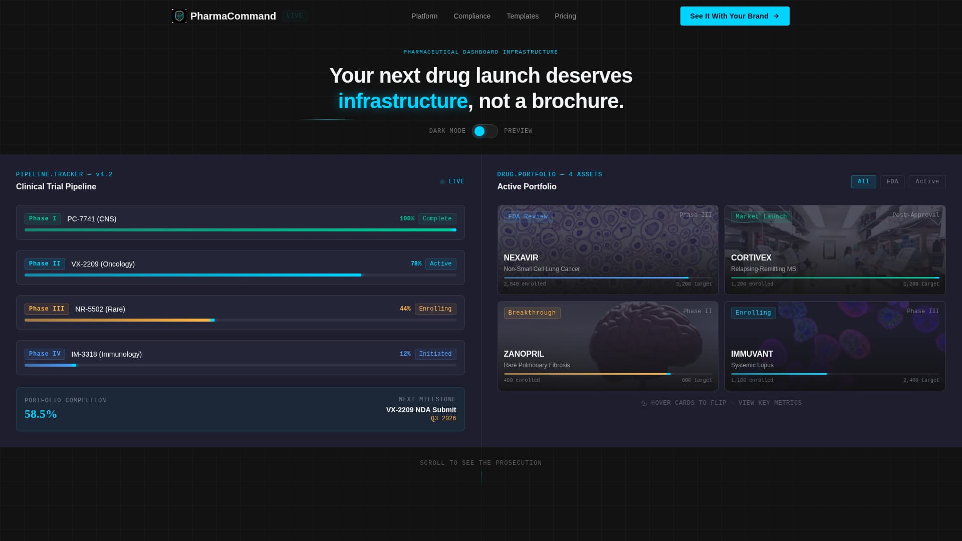 Pharmaceutical Digital Presence Privacy Policy & Terms Website Template