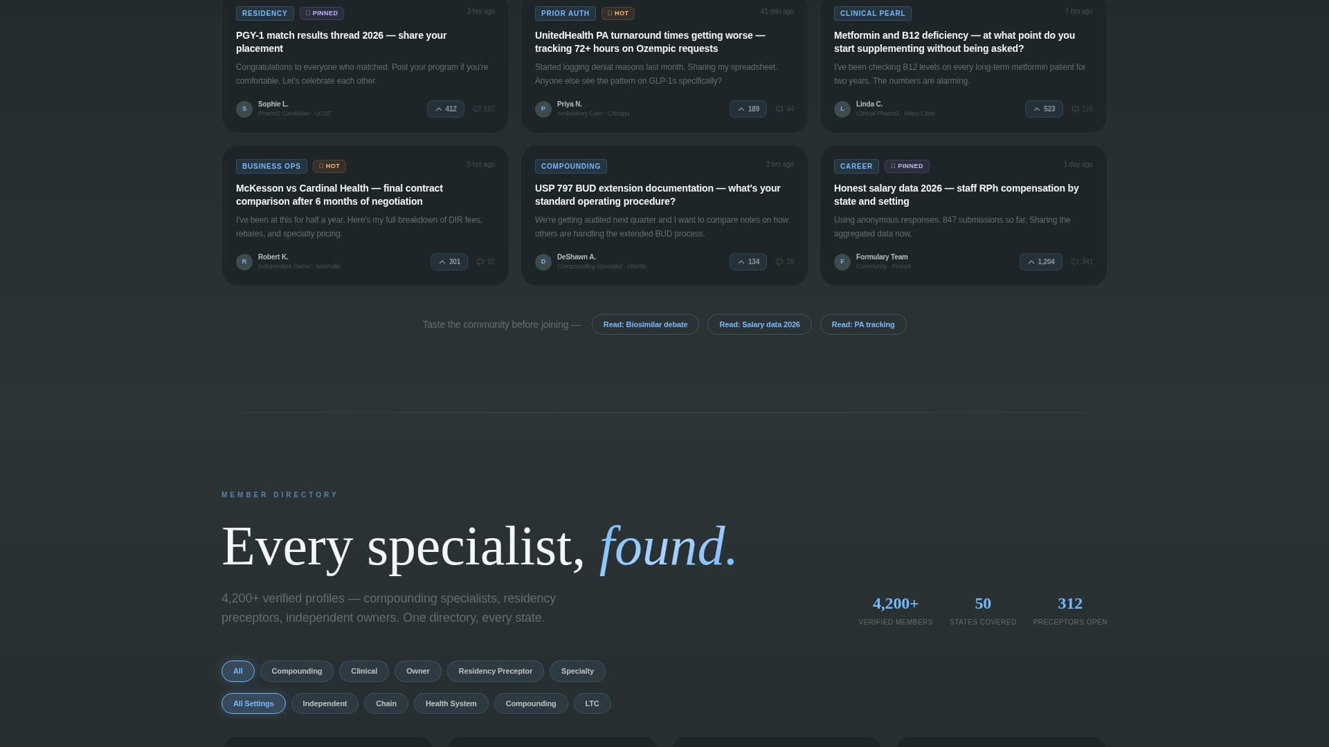 Pharmacy Digital Presence Provider Directory Website Template