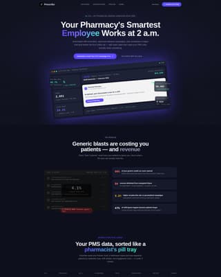 Specialist Pharmacy Software Professional Website Template