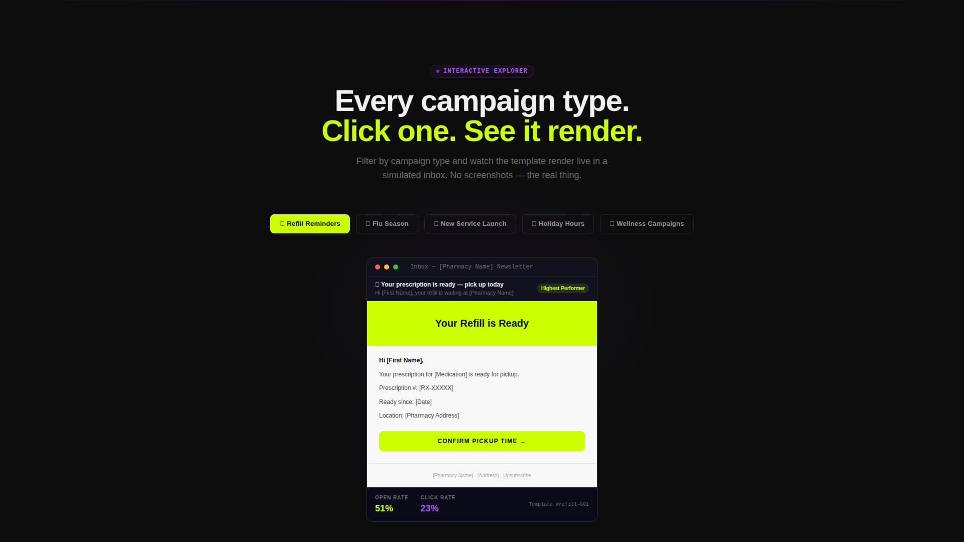 Specialist Pharmacy Digital Presence Professional Website Template