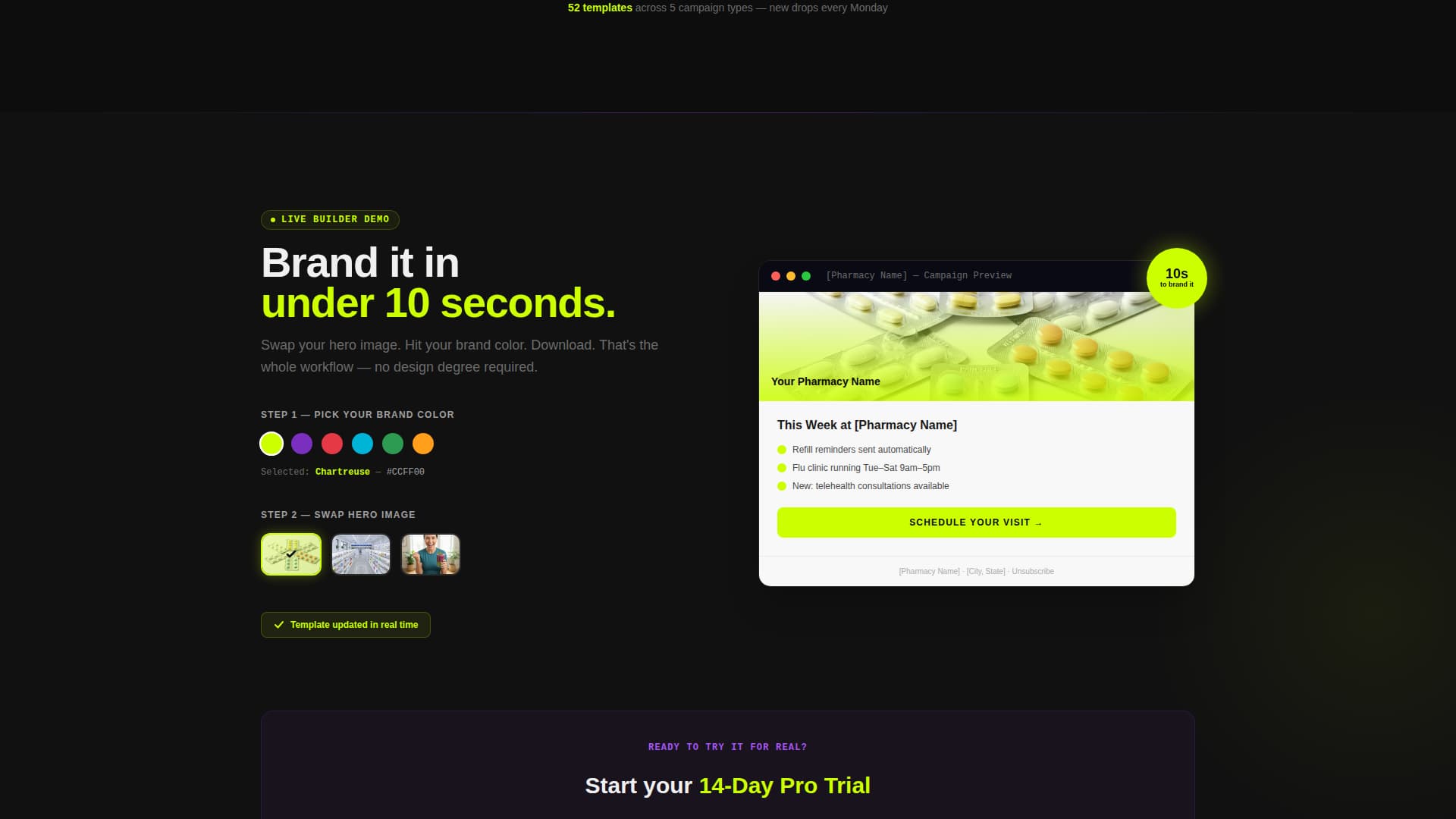 Specialist Pharmacy Digital Presence Professional Website Template