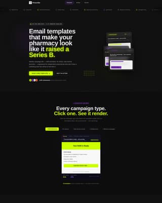 Specialist Pharmacy Digital Presence Professional Website Template