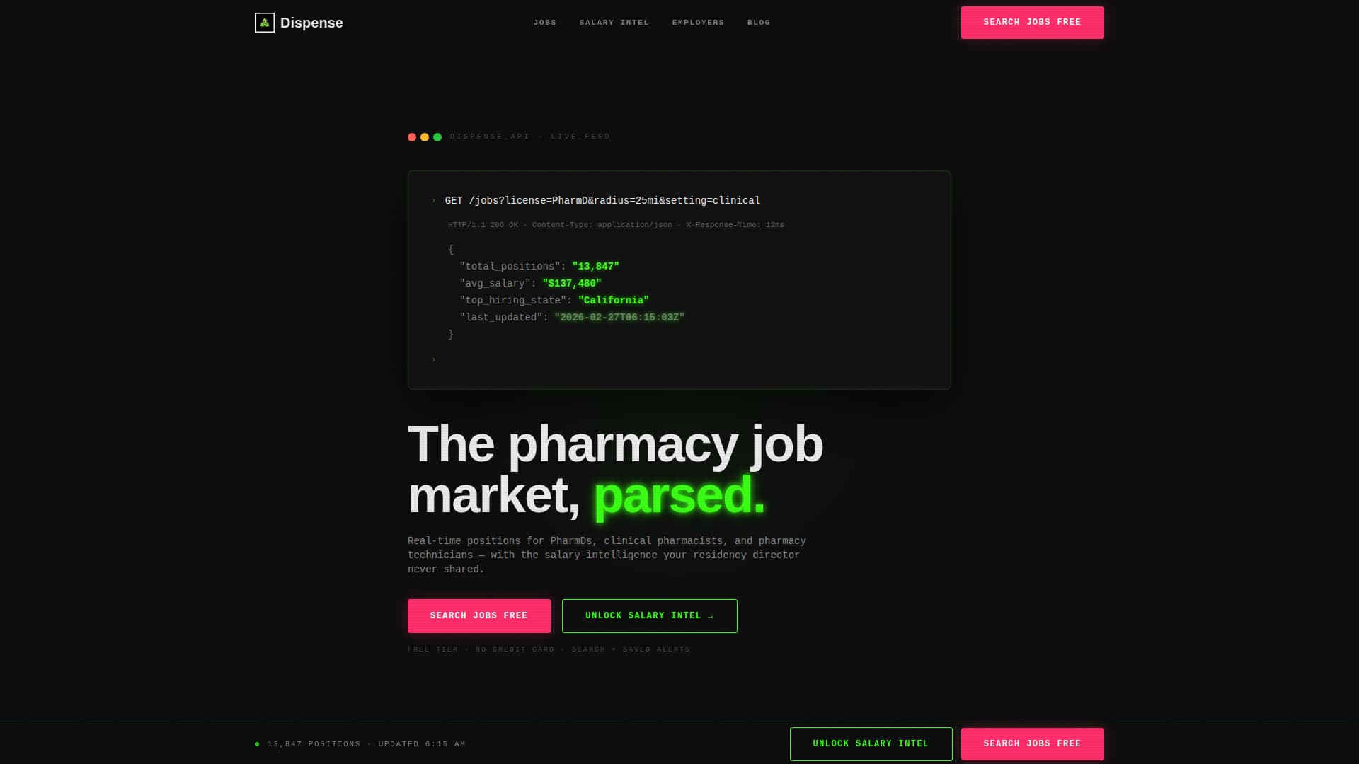 Pharmacy Digital Presence Careers & Recruitment Website Template