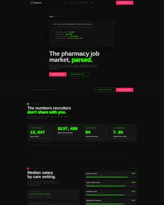 Pharmacy Digital Presence Careers & Recruitment Website Template