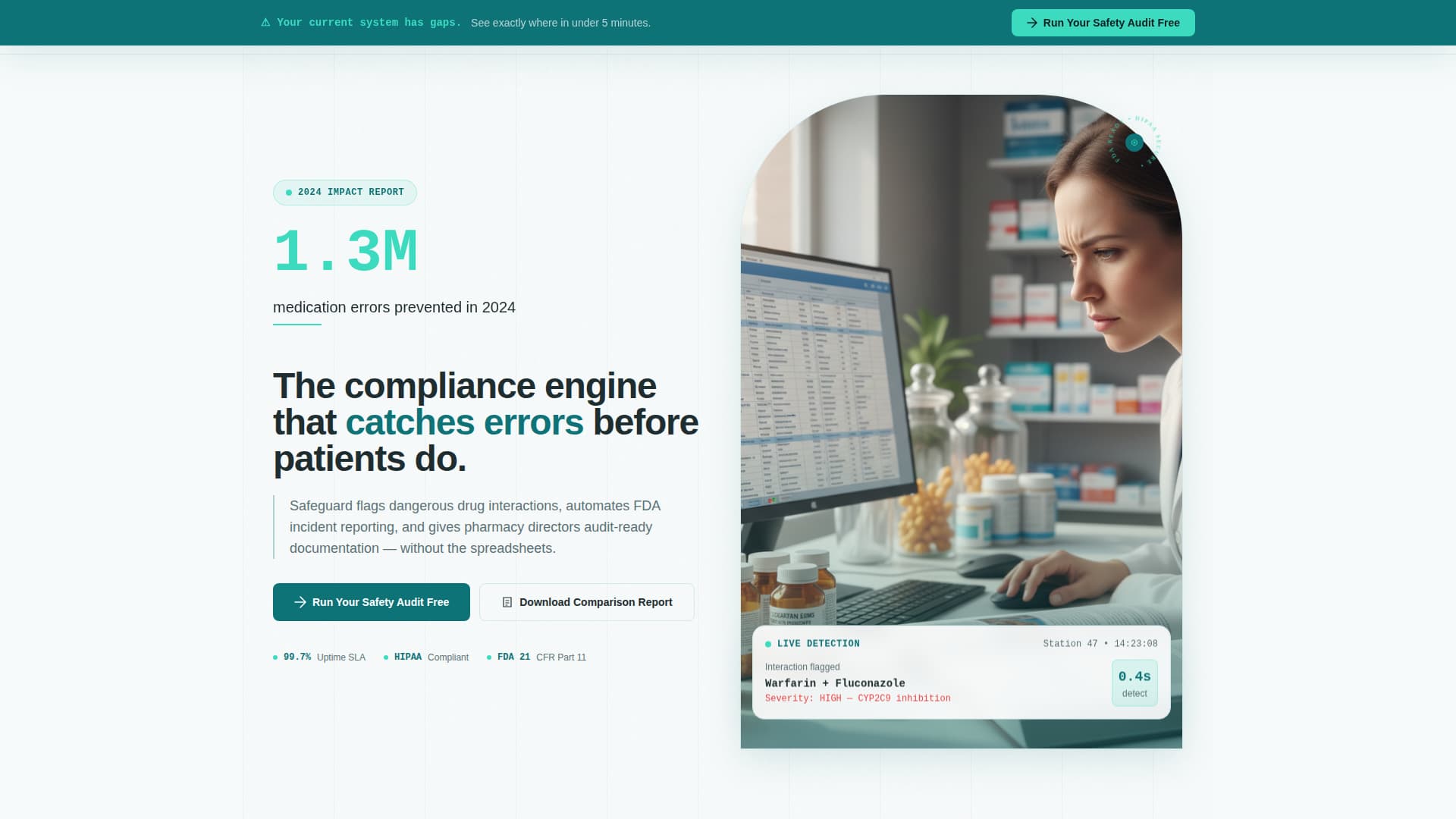 Specialist Pharmacy Software Comparison Website Template