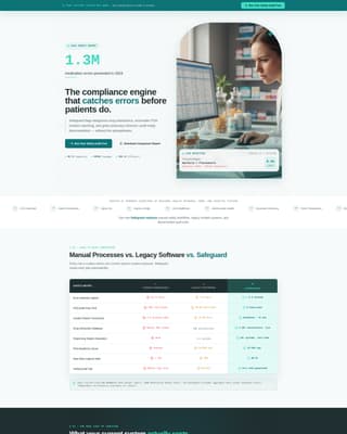Specialist Pharmacy Software Comparison Website Template