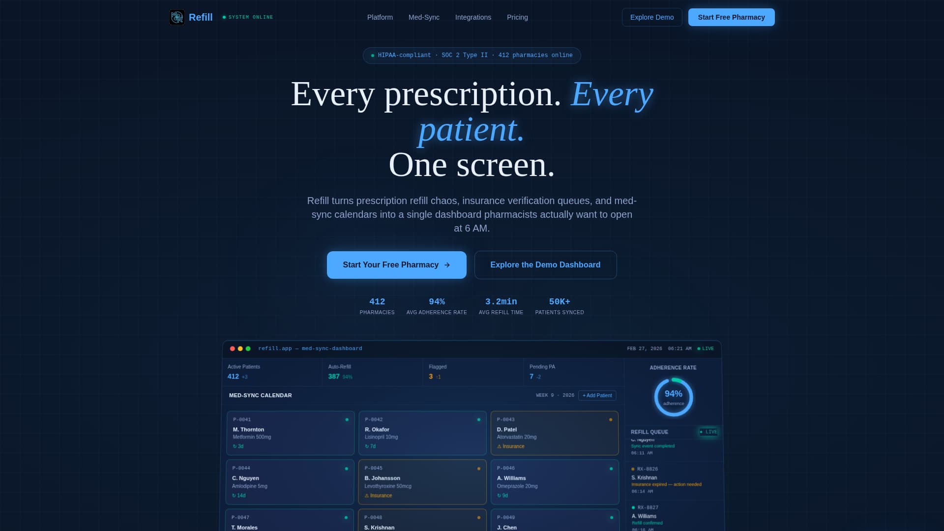 Expert Pharmacy Software Professional Website Template