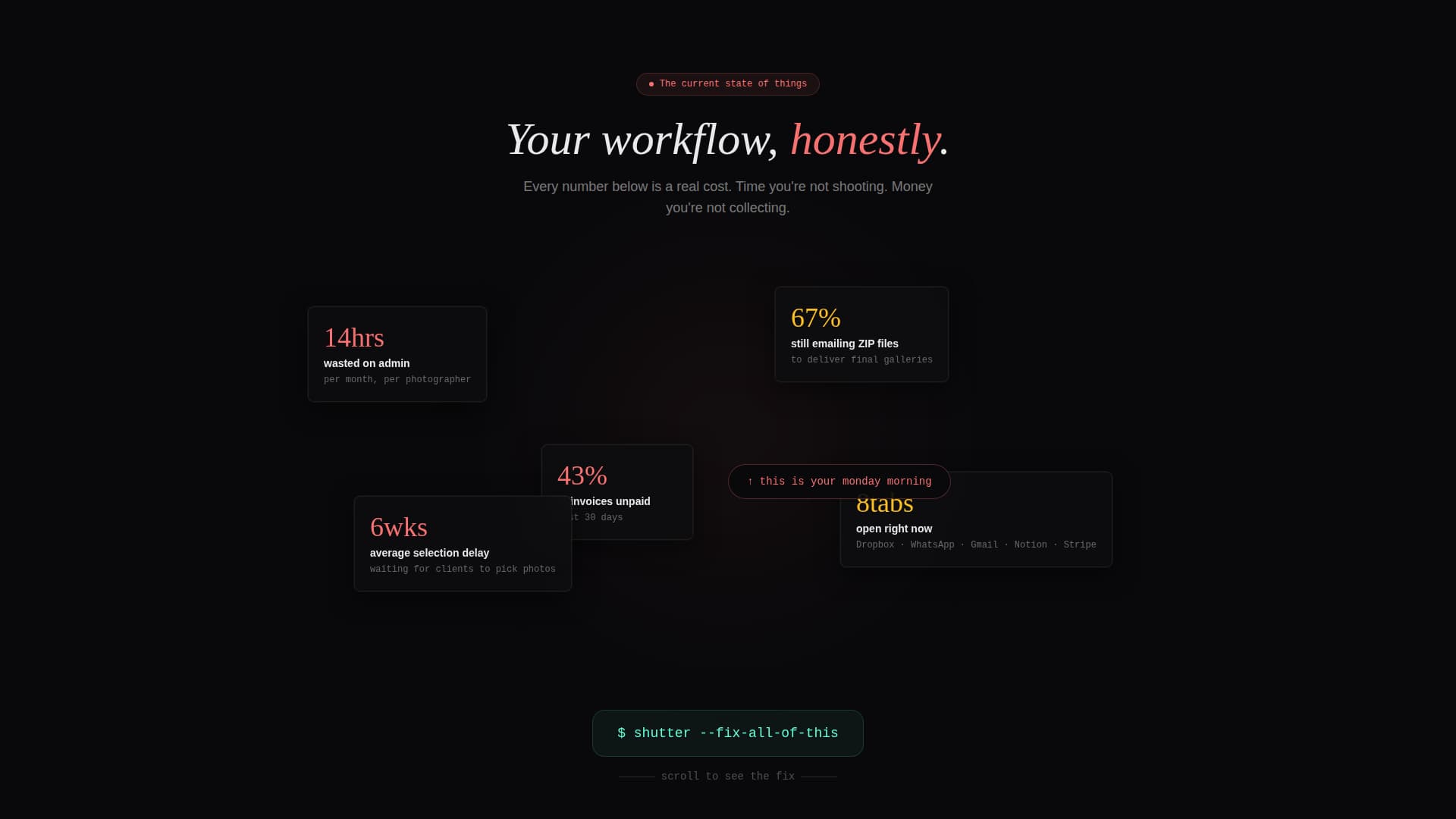 Specialist Photography Digital Presence Professional Website Template