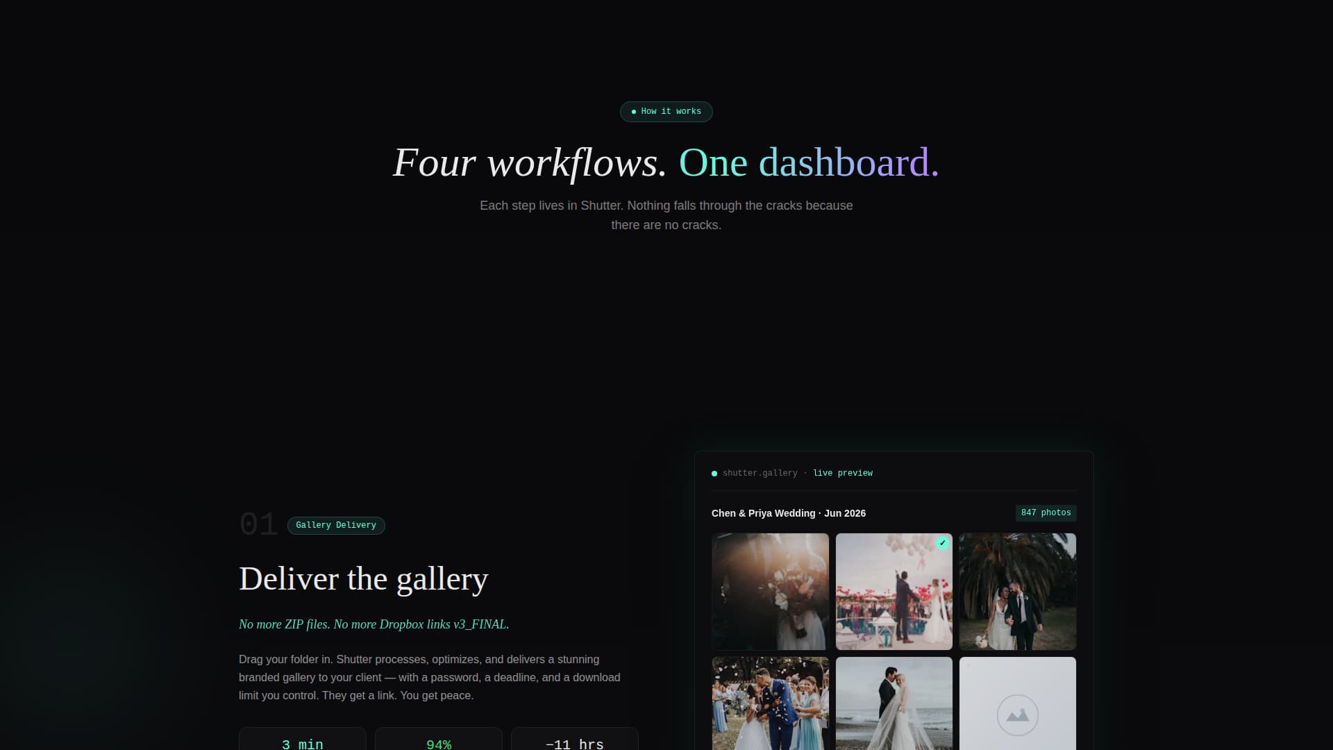 Specialist Photography Digital Presence Professional Website Template