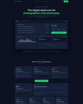 Photography Digital Presence Comparison Website Template