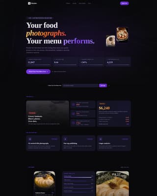 Photography Digital Presence Professional Website Template