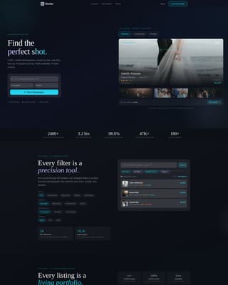 Photography Digital Presence Provider Directory Website Template