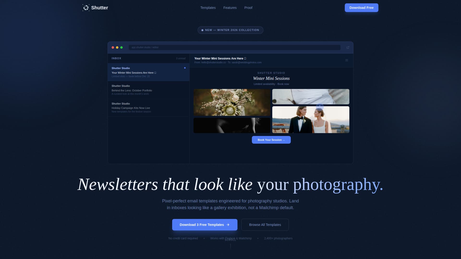 Photography Digital Presence Portfolio & Case Study Website Template