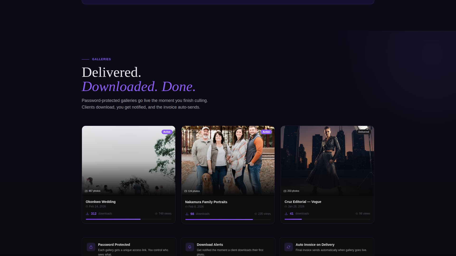 Photography Digital Presence Blog & Content Website Template