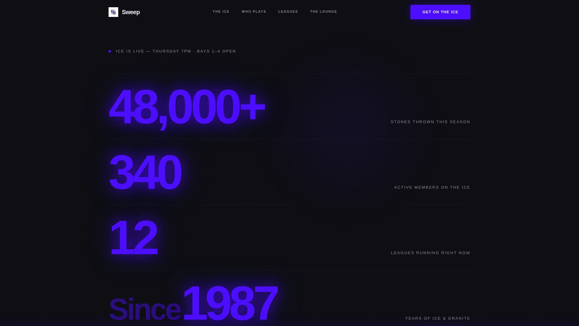 Skating & Winter Sports Professional Website Template