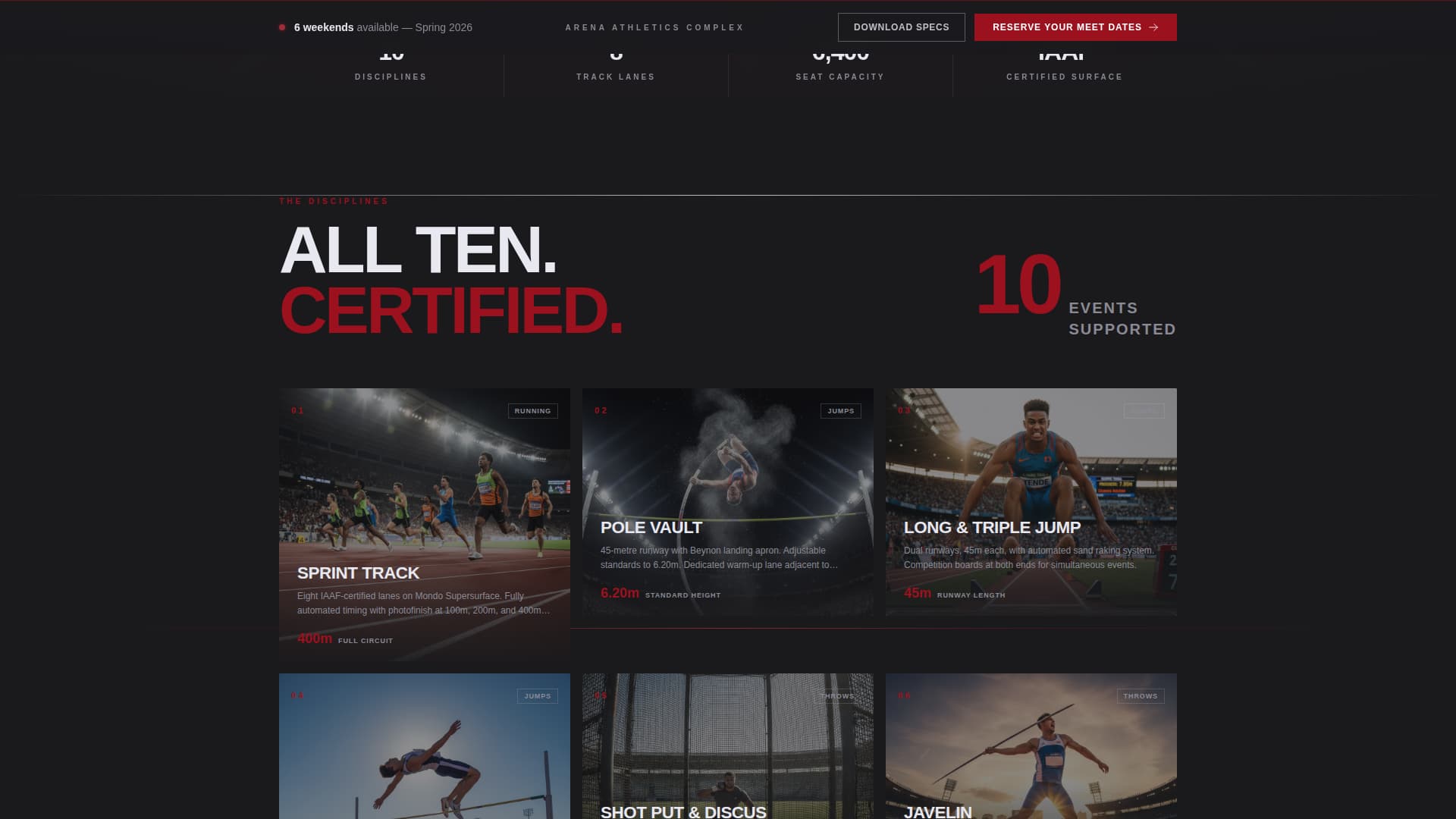 Decathlon Booking Website Template