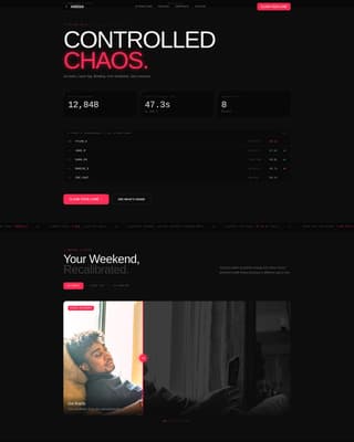 Bowling & Entertainment Center Specialist Booking Website Template
