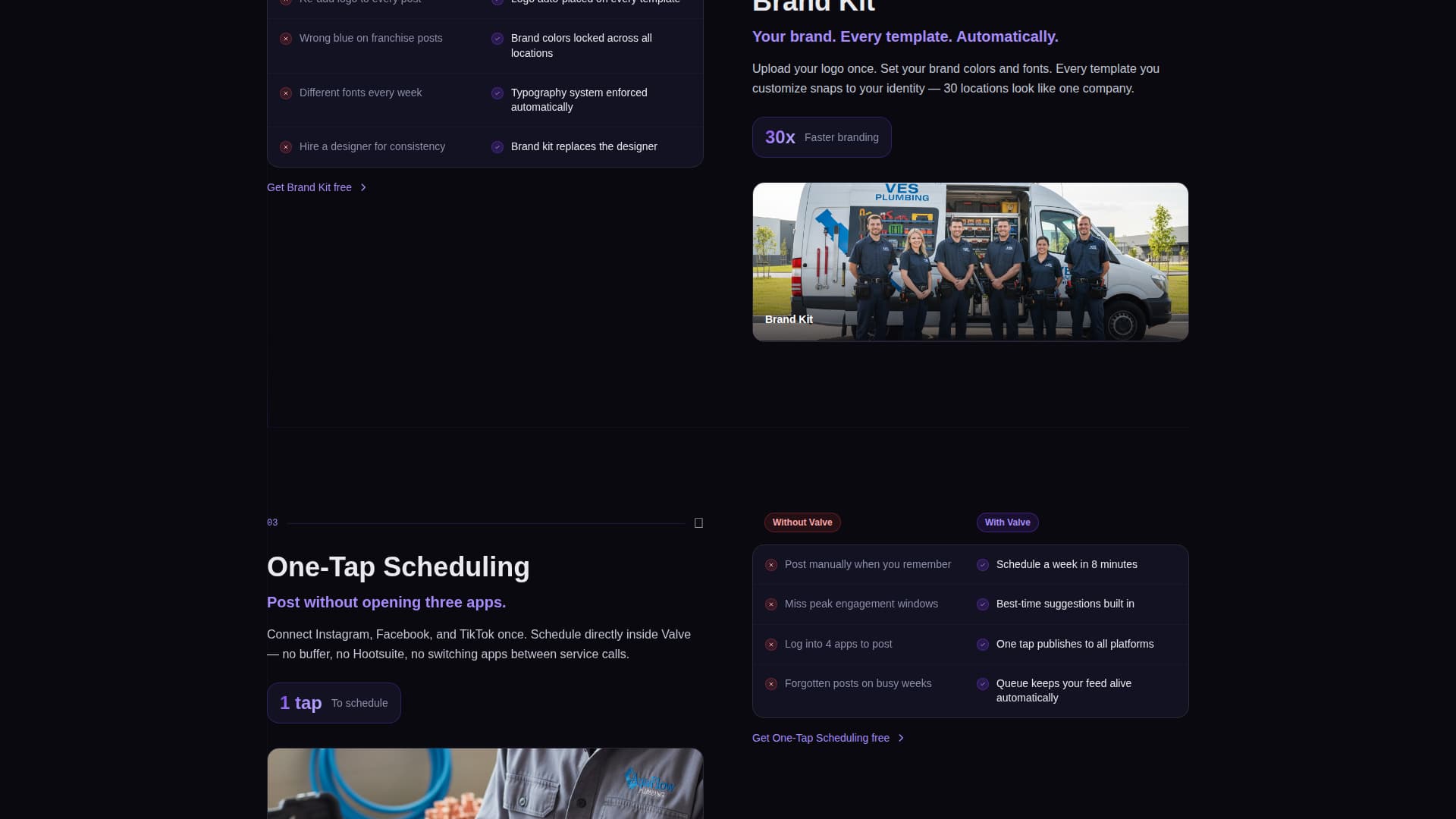 Flow — Expert Plumbing Contractor Landing Page Template