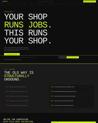 Printing Digital Presence Appointment Booking Website Template