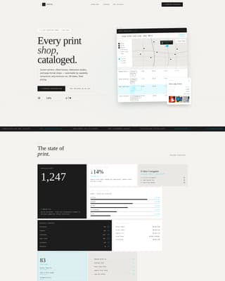 Printing Digital Presence Provider Directory Website Template