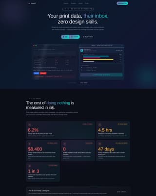 Printing Digital Presence Careers & Recruitment Website Template