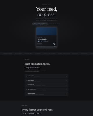 Specialist Printing Digital Presence Professional Website Template