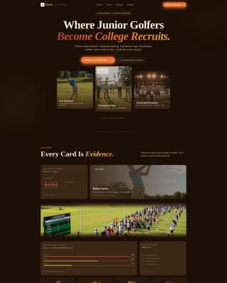 Fairway — Championship Golf Course Landing Page Template