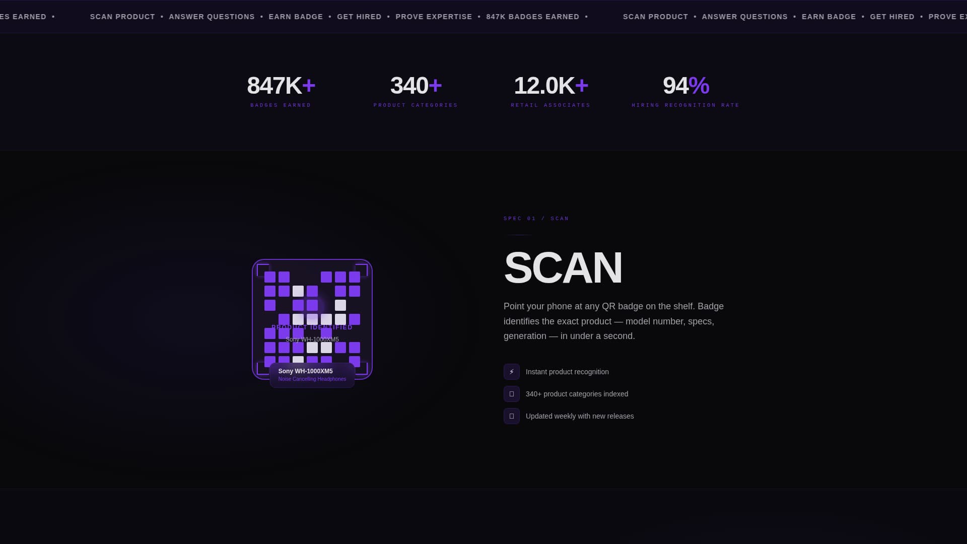 Badge - Powerful Credentialing Landing Page Template