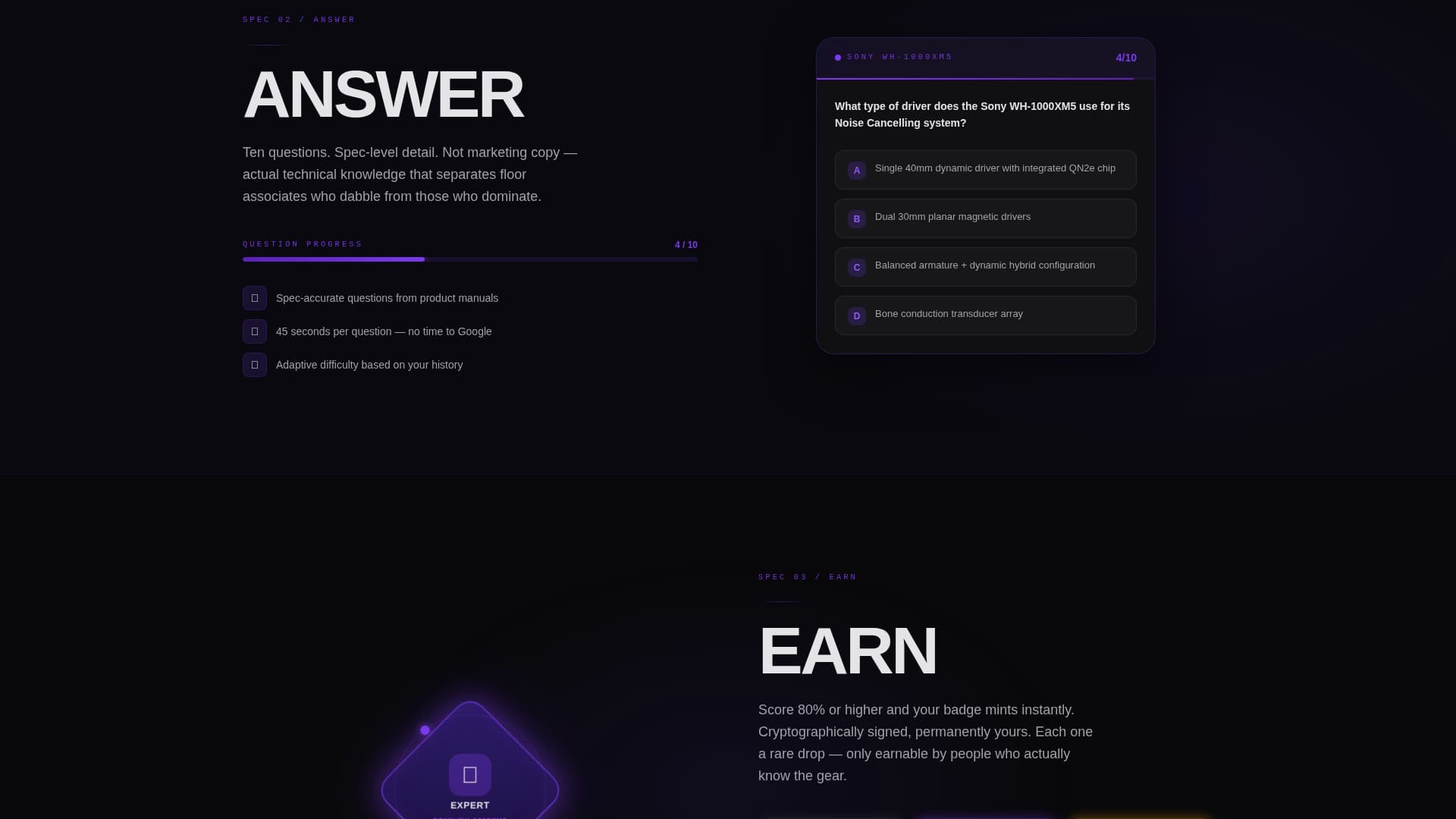 Badge - Powerful Credentialing Landing Page Template