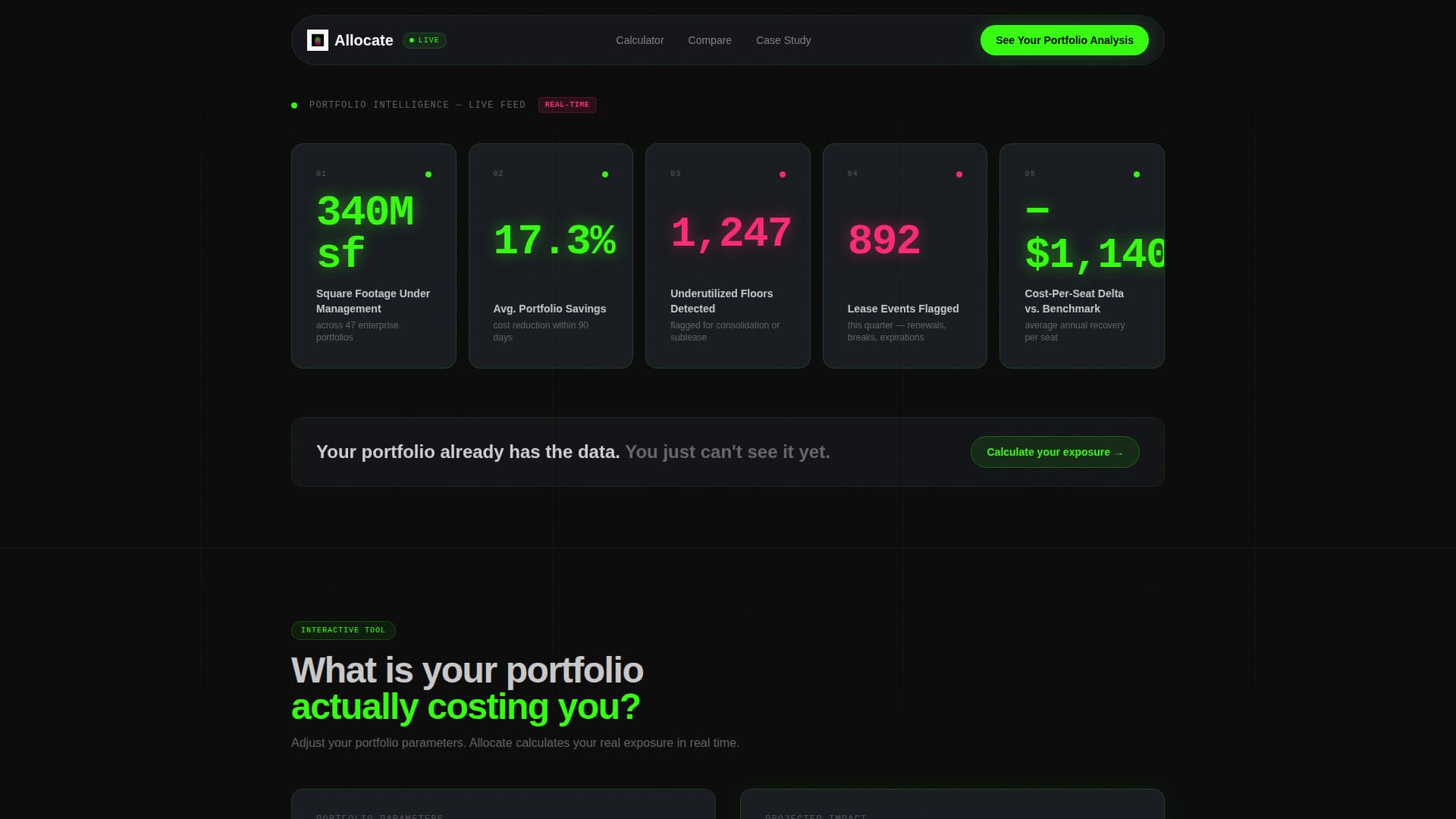 PropTech Startup Cost Calculator Website Template