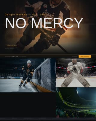 Sports Club & Team Specialist Professional Website Template