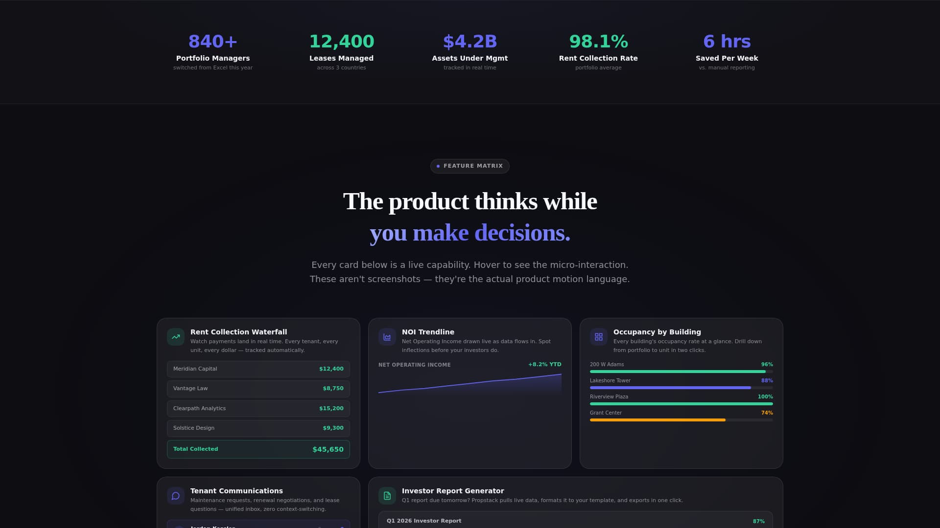 PropTech Startup Portfolio Website Template