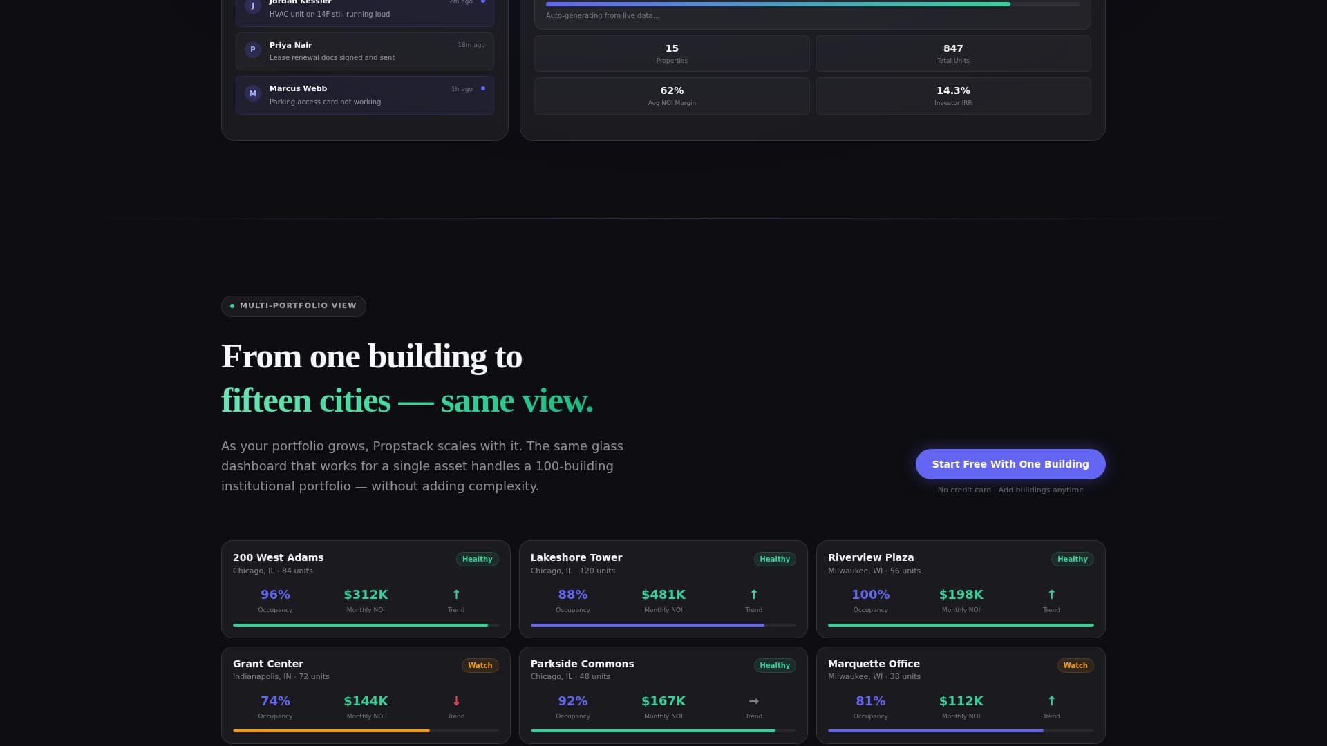 PropTech Startup Portfolio Website Template