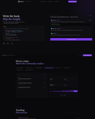Thread - Vibrant React Landing Page Template