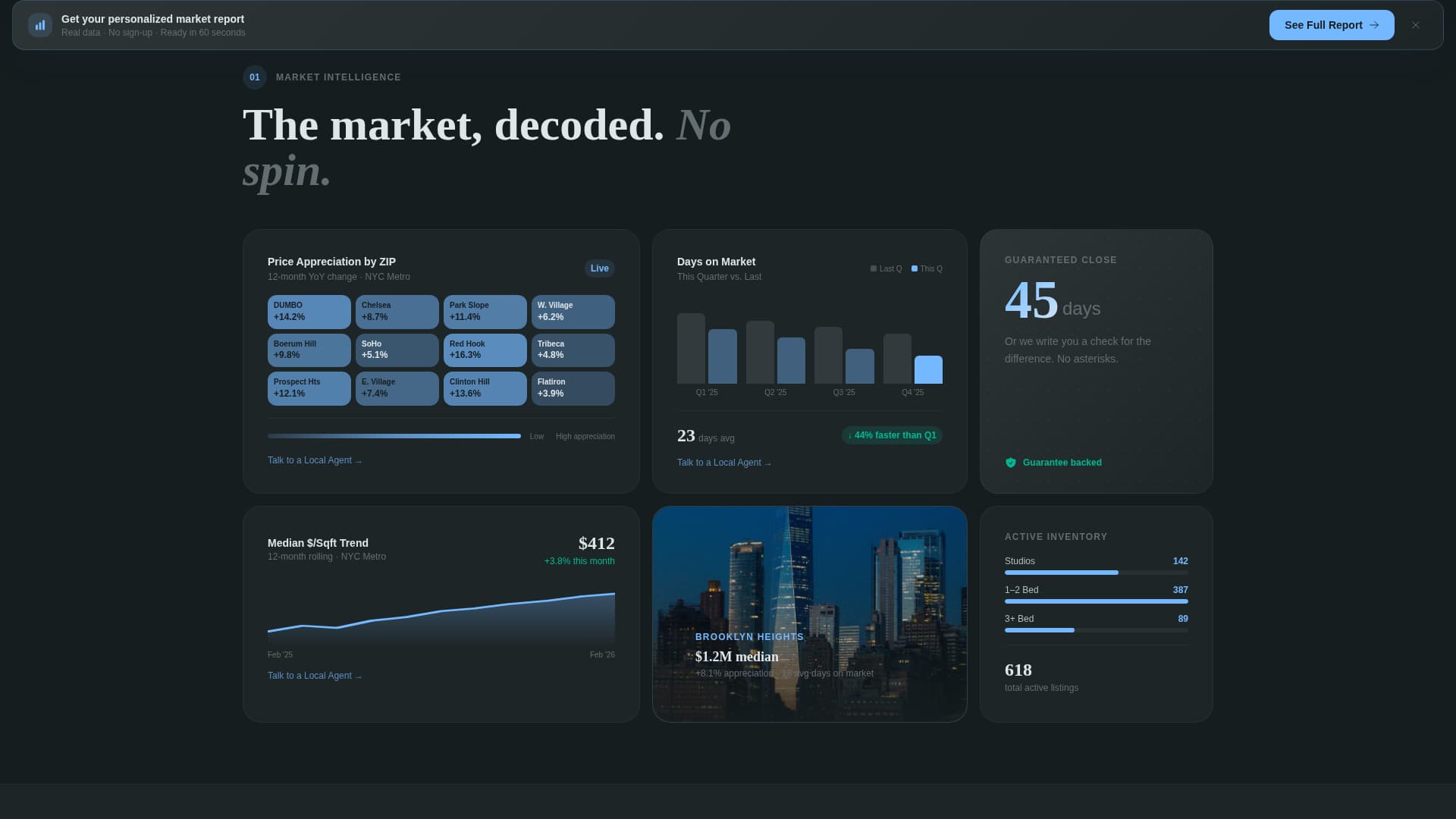 Real Estate Agency Home Value Estimator Website Template