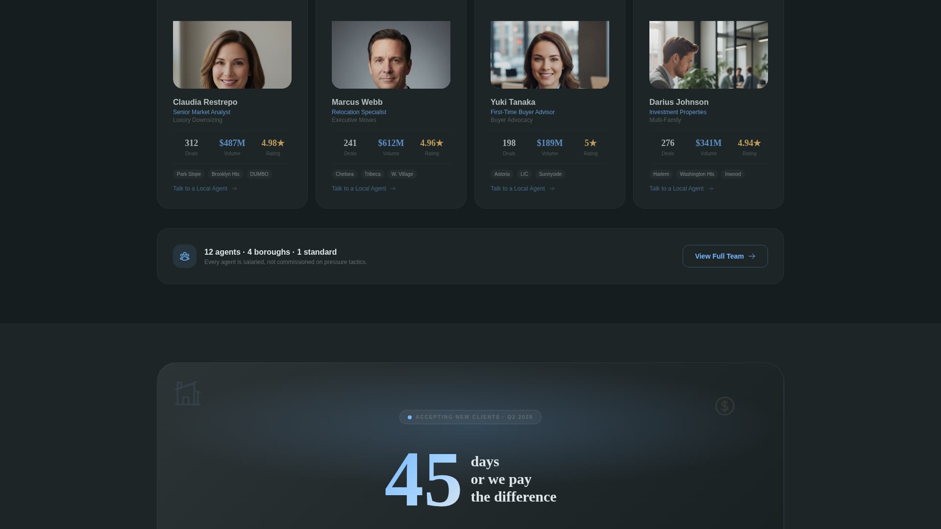 Real Estate Agency Home Value Estimator Website Template