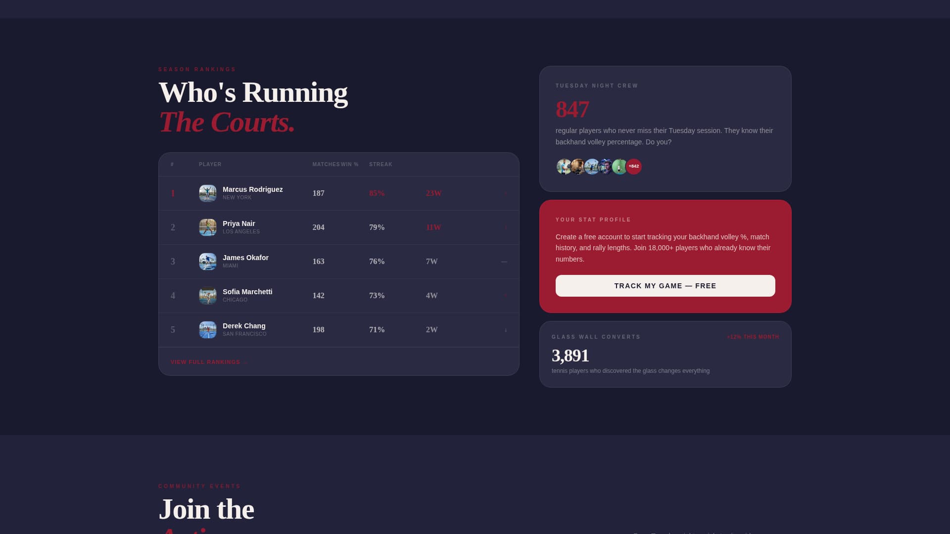 Padel Tennis Booking Website Template