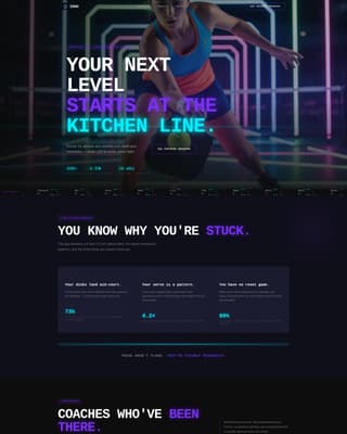 Dink - Elite Pickleball Landing Page Template