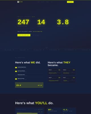 Dink - Highperformance Pickleball Landing Page Template